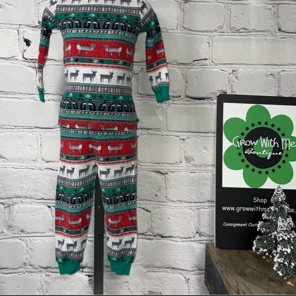Gymboree llama Christmas pajamas 2T